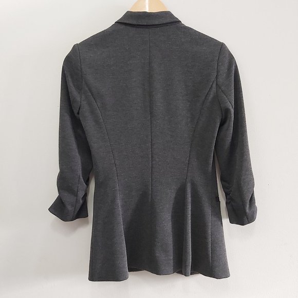 RICKI'S 3/4 Sleeve Gray Blazer for Women - Picture 2 of 6